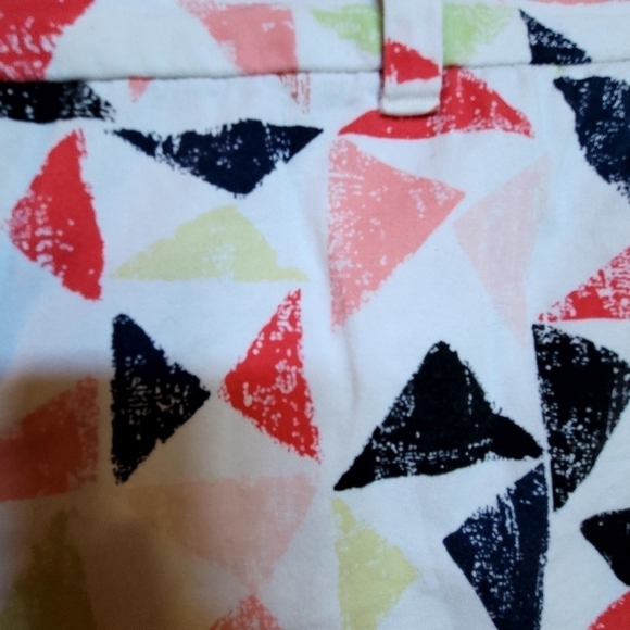 Loft Size 2 Geometrical Chino Shorts Vacation Beach Summer - Picture 4 of 4